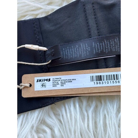 Skims Ultimate Push Up Strapless Bra Onyx Size 42C - Picture 7 of 7